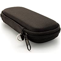 iGadgitz U6690 EVA Funda de Transporte Estuche Zip Bolsa Compatible con Sony Grabadora De Voz Digital - Negro